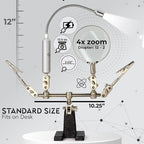 RamPro - Helping Hand Magnifier Glass Stand - Magnifying Lens, Crafting & - Image 2