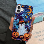 Case for iPhone 16, Scratch Resistant Hybrid Double Layer Hard Shell，Halloween - Image 6