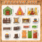 Warmtree 17 Pcs Camp Terrain Building Set, Terrain Scenery - Image 2