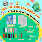 Joyclub Crochet Kit for Beginners 6 PCS Amigurumi Animal Family Crochet Starter - Image 3