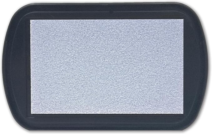 Jacquard ColorPad Archival Pigment Ink Stamp Pads- Metallic Silver - Image 2