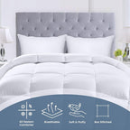 Utopia Bedding Comforters Twin Size, All Season Duvet Insert, Down Alternative - Image 4
