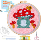 Punch Needle Kit for Beginners Adults, Frog Punch Needle Kits DIY Crafts for by VIGEGU