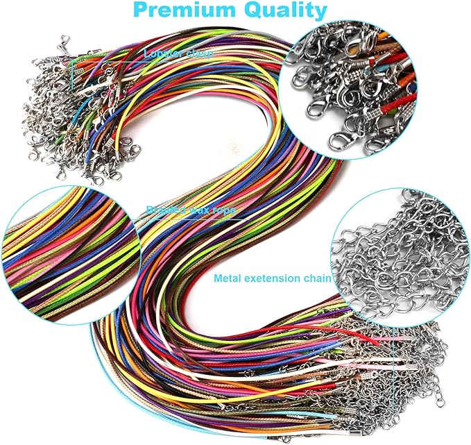 100Pcs Leather Necklace Cord - Image 4