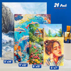 Halobios 12-Pack 9x12 inch Canvas Boards - Image 5