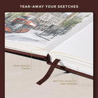 Beechmore Books A4 Mixed Media Sketchbook - Image 6