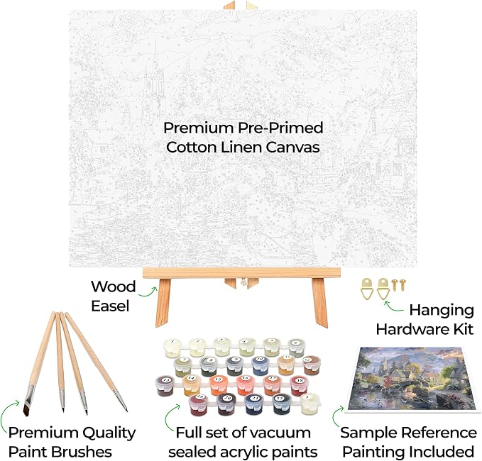 Ledgebay DIY Paint by Numbers Kit - Image 2