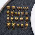 WOCRAFT 60pcs Antique Gold Bails Charms Bracelet Charms - Image 5