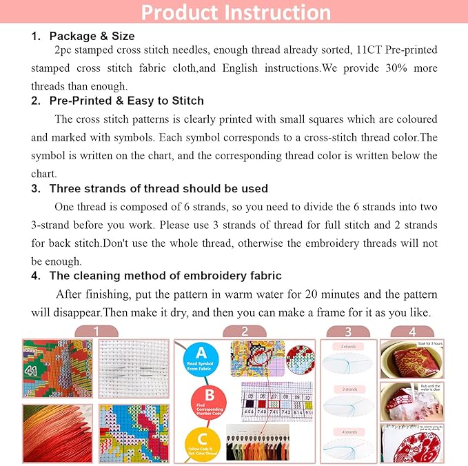 Christmas Embroidery Kit, Christmas Embroidery Kits - Image 7