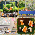 Fairy Garden Accessories, 34 Pieces Resin Squirrel Figures Miniature Garden - Image 4