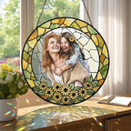 Personalized Family Stained Glass Sun Catcher, Custom Family Photo Window - Image 4