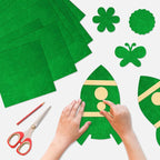 Morcheiong 50 Pcs Felt Fabric Soft Felt Fabric Sheet - Image 4