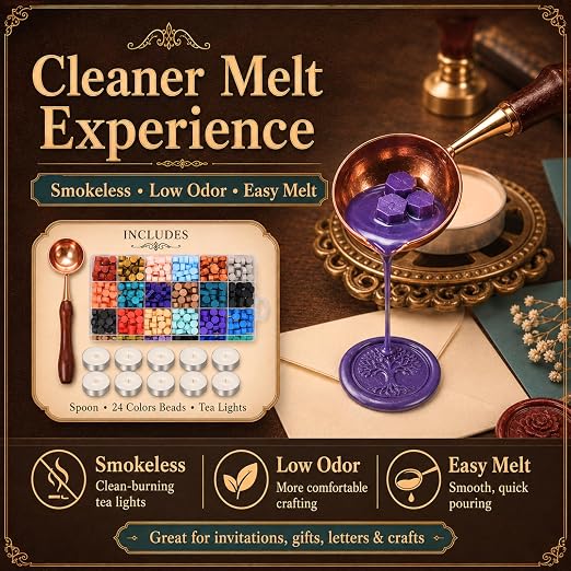 xxxHOLIC Wax Seal Kit, 360 Beads in 24 Colors | - Image 4
