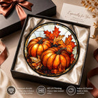 Pumpkin Maple Leaves Acrylic Suncatchers - Image 7