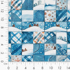 Winter Patchwork Landscape Cotton Fabric Panel – 6 Designs + Bonus Patchwork - Image 8