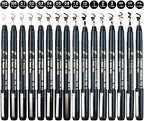 16 Pack Micro Fineliner Drawing Pens - Image 2