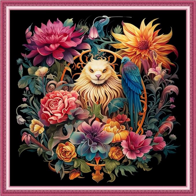 Joyhoor Cross Stitch Kits for Beginners Stamped Cross-Stitch Supplies by JoyhoorCrossStitchKits