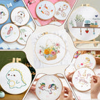10 PCS White Aida Cloth 14 Count Cross Stitch Fabric | Pre-Cut Squares Fabric - Image 6