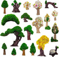 Cayway 19 PCS Miniature Fairy Garden Tree Plant Ornament, Mixed Model Trees by Cayway