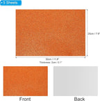 PATIKIL Orange Shiny EVA Glitter Foam Sheet 11.8 x 7.9 Inch 2mm Thick - Image 2