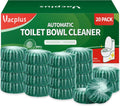 Vacplus Toilet Bowl Cleaners - 20 Pack Long-Lasting Toilet Cleaner Tablets, Prevent Stains & Deodorize, Green