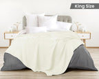 Utopia Bedding 100% Cotton Waffle Weave Blanket King Size - Image 3