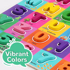 Wooden Alphabet Puzzles Ages 3-5, Alphabet and Number Puzzle - Image 2