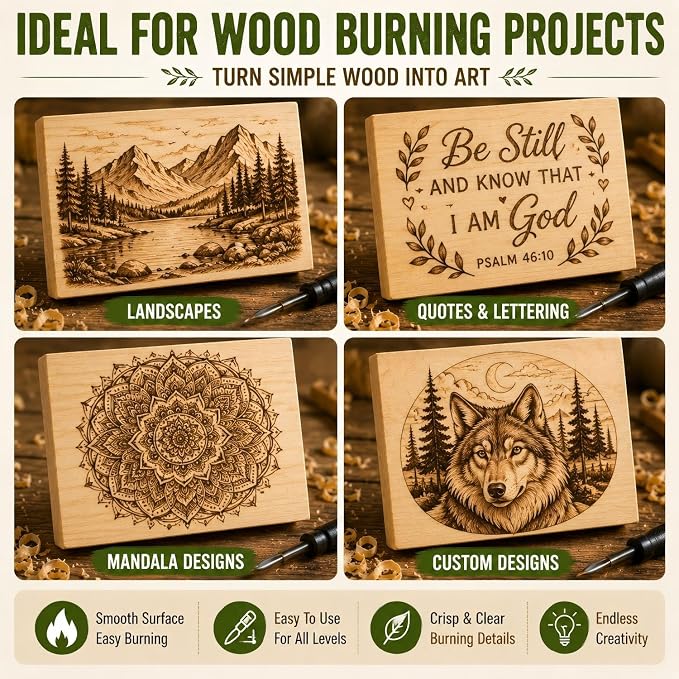 Unfinished Wood Blocks for Crafting - Image 5