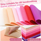 Tegeme 100 Pcs 8 x 12 Inches Felt Fabric Sheet - Image 4