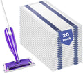 20 Mopping Pad Refill Compatible with Swiffer Wet Jet Mop, Disposable Multi Surface Wetjet Hardwood Floor Cleaner Spray Mop Pads Refills