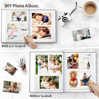 Artfeel Photo Album Self Adhesive Scrapbook, 60 Pages Large Photo Book - Image 3