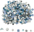 1.1LB Mixed Color Irregular Crystal Mosaic Tiles, Tiny Mini Mosaic Tile DIY - Image 8