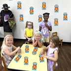 40PCS Sunday School VBS Crafts Bulk: Paper Oil-Lamp Nativity Suncatchers - Image 3