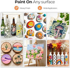 Nicpro Acrylic Paint Set, 36 Colors x 2 oz/60 ml - Image 5