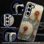 for Samsung Galaxy S23 Plus Case, Dandelion Stained Glass Pattern Glossy 2 in 1 - Image 5