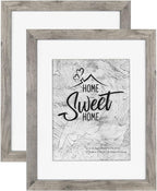 Califortree Grey Wooden 11x14 Picture Frame Set of 2 by Califortree