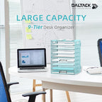 DALTACK 9-Tier Paper Organizer for Desk, Mesh Letter Tray Desk Organizer - Image 2