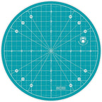 Headley Tools 10"x10" Round Rotating Cutting Mat, Self Healing Mat by HeadleyTools