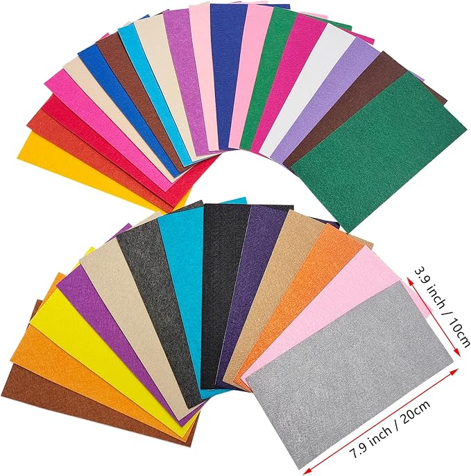 Jtnohx Self Adhesive Felt Sheets, Adhesive Backed Felt, 33 Colors Sticky Back - Image 5