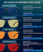 ANYLUV Blue Light Glasses Men, Relieve Eyestrain and Eye Protection, Al-Mg - Image 7