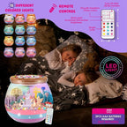 Unicorn Terrarium Crafts Kit for Kids: LED Night Light-Up DIY Toys - Image 4