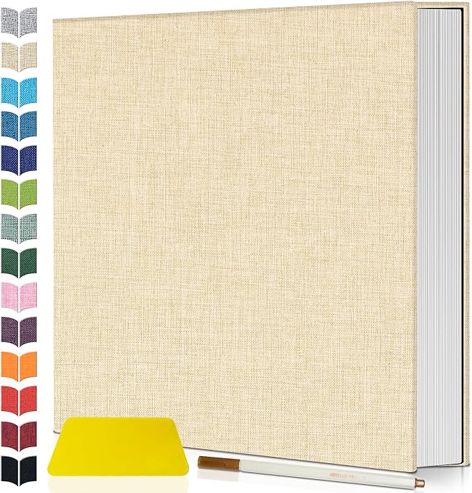 Artfeel Photo Album Self Adhesive Scrapbook, 60 Pages Large Photo Book by Artfeel