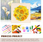 FSWCCK 10 Pack 8 x 8 inch Wood Panel Boards, Unfinished Wood Canvas Panels - Image 4