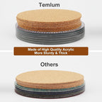 Temlum 6 Pcs Diamond Painting Coasters - Image 4