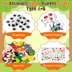WATINC 24Pcs Hand Puppet Making Kit - Image 2