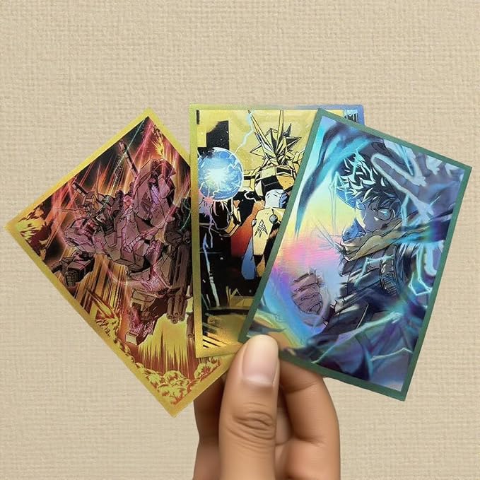 Custom Holographic Card Sleeves No Border, Laser Flashing Shiny Design - Image 5