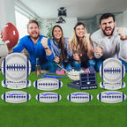 Qyeahkj 25 Guests Cowboys Football Party Plates and Napkins Supplies American - Image 3