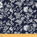 Paisley Floral Upholstery Fabric by Feelyou