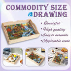 EWJRNSF Diamond Art Kits for Adults Wooden Serving Trays - Image 4