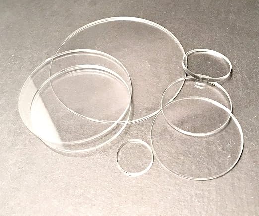 Set of 20 Clear Acrylic Discs, 1/8" Thick Round Transparent Circle Blanks - Image 4